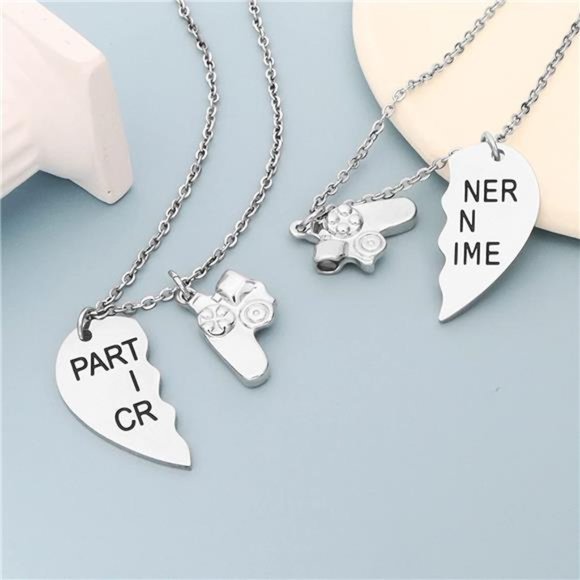 Sister Jewelry For 2 Best Friend Set For 2 Partner In Crime Necklace - Picture 1 of 6